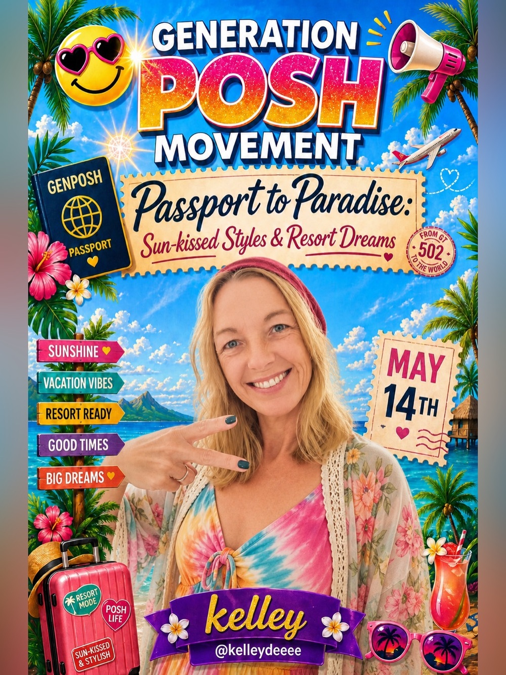 GenPosh Movement 5/14/26 ✈️ Passport To Paradise🏖️🌊 - Picture 13 of 14